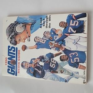 1990 Giants Media Guide By Ted Tapia